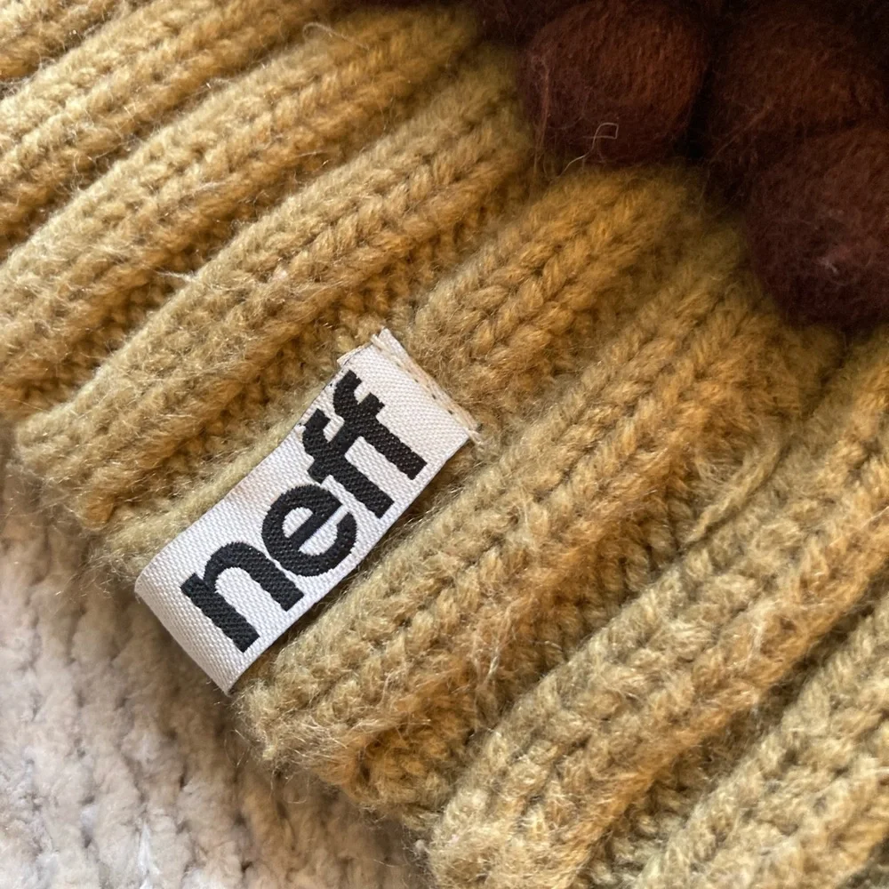 Neff Cupcake Hat Beanie With Sprinkles and‎ Cherry Kids Womens One Size